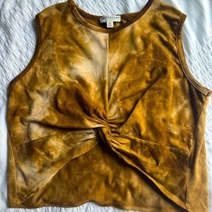 XL brown tie dye tank—Earthbound
